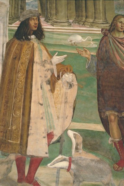 The Life of St. Benedict (detail) by L. and Sodoma, G. Signorelli